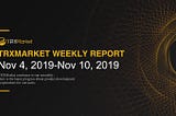 Weekly Report 11/04/2019–11/10/2019