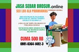 Terlaris, Jasa Penyebaran brosur online Kab. Bandung (0881–0364–1482–3)