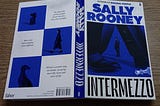 Paperback copy of Sally Rooney’s novel Intermezzo