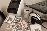 Brother printer and some QR codes