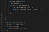 The Blop language and a parser generator