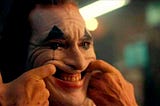 Joaquin Phoenix as the “Joker.”(Nikos Tavernise/Warner Bros.)