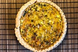 Turkey kielbasa and spinach quiche and Literary Therapy for Black Joy