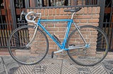 A vintage road bike from Valencia, Spain