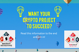 Want Your Crypto Project To Succeed?