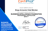 Certificación Profesional De La Fundación Business Intelligence — BIFPC