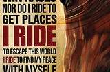 LIMITED I don’t ride my horse to win races nor do I ride to get places I ride poster