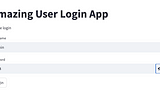 Making User Login Application with Streamlit