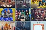 A collage of television show posters