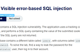 My PortSwigger Journey: Exploring SQL Vulnerabilities Using Burp Suite (Pt 5)