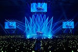 The stunning effect of high-definition LED display on the stage