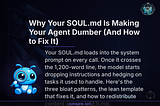 AI Agents 034 — Why Your SOUL.md Is Making Your Agent Dumber (And How to Fix It)