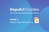 RapidUI Guide: How to make your Sketch file ready for development