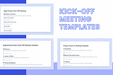 Kick Off Success: Comprehensive Meeting Agenda Templates