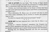 Newsclipping from Afro-American May 3, 1958 “ would God discriminate”
