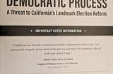 The California Response to Texas Gerrymandering