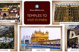 Temple to visit in India