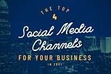 Top 4 Social Media Channels for Your Business in 2021 | Today Creative