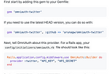 Omniauth and OAuth in Ruby