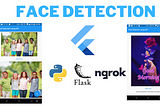 Face Detection in Mobile App using Python, Flask, and Flutter