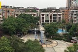 Retired plane converted into supermarket in Chengdu neighborhood