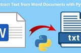 Extract Text from Word Documents with Python