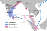 The extent of Chola Empire