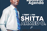THE VOICE OF AN OUTSTANDING LEADER
SHITTA AHMED OLADIMEJI
The Lagos State University Epe Annex…