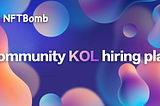 Community KOL hiring plan