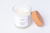 Rich flavors of vanilla lattes — Velavidacandle