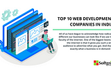 Top 10 Web Development Companies in India