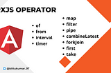 RxJS Operators in Angular