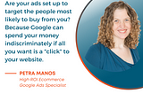 Are your ads set up to target the people most likely to buy from you?