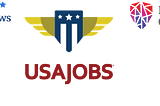 Logos of various GovTech organizations and resources including: PIF, 18F, USDS, USAJOBS, DSC, and Pluribus