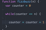 Solving the FizzBuzz interview question in Javascript.