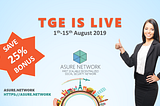 Asure Network Pre-Sale TGE is LIVE!