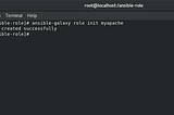 Ansible Roles