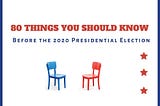 80 Things You Need to Know Before the 2020 Presidential Election