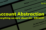 Should we bullish on Account Abstraction(AA) and how to evaluate — ERC4337