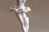 Ballet dancer – Ballerina – Type 4 – made of Alabaster 17cm