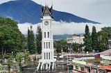 Pamandangan Jam Gadang dari Ateh Pasa Ateh