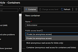 Azure Blob Storage Access