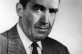 Edward R. Murrow. Journalist. Broadcast. CBS. WWII.