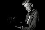 David Lynch with camera