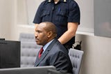 Bosco Ntaganda during the delivery of the sentence in Courtroom 1 of the International Criminal Court on 7 November 2019