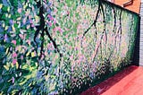 Shabs Beigh: Garden Wall Mural Commission