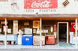 Porch of an old country store