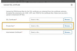 Uploading an SSL Private Key for SAP SuccessFactors Career Site