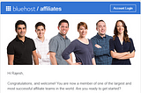 Bluehost affiliate programme makes 2000$/month