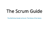 Scrum Guide 2020: Short Summary